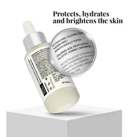 iCosmetiques Pollution Defense Face Serum |Vitamin C, Pollustop, Hyaluronic Acid |Deep Hydration, Glow and Skin Brightening |Infused with Himalayan Glacial Water |Unisex Advance Care Formula |40ml