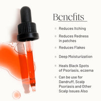 VEDICDERM Oleander's Psoriasis & Eczema Oil 200ml | Natural, Steroid-Free Formula | Soothes Itching, Redness & Flaking Skin | Deep Hydration & Skin Barrier Repair | Suitable For Everyday Use