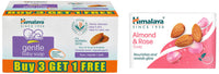 Himalaya Gentle Baby Soap (4N*75g) & Himalaya Herbals Almond & Rose Soap, 75gm