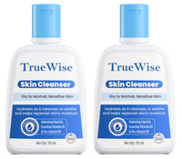 Truewise® Face Wash 2% Niacinamide Oily Skin Cleanser for Sensitive,Oily & Combination Skin Paraben,Sulphate-Free Gentle Skin Hydrating Face Wash Cleanser Vitamin B5 | 100% Soap-Free | Non-Foaming for Dry to Normal,Sensitive Skin - 125 ml (Pack Of 2)