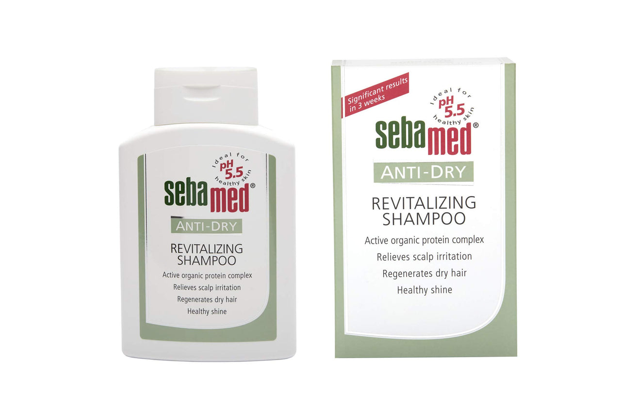 SebaMed Baby Body Lotion, For All Skin Types, 400 ml & Sebamed Anti-Dry Revitalizing Shampoo - 200 ml