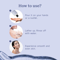 Arata 1% Salicylic Acid Body Wash For Bacne, Bumpy & Strawberry Skin | Exfoliates, Cleanses & Smoothens Un-even, Rough Skin | Paraben & SLS Free |Body Shower Gel For All Skin types | 300ML