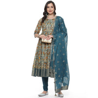 BIBA Women's  Cotton Salwar Suit Set