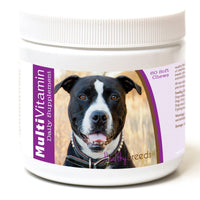 Healthy Breeds Pit Bull Multi-Vitamin Soft Chews 60 Count Pit Bull, Black 60 Ct
