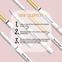 Seven Seas Glide On Color Kajal - White, Waterproof and Smudgeproof | All Day Revolving Kajal | Non Transferable and Long Lasting Stay up to 24 Hours | 0.35g