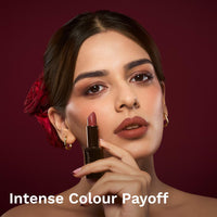 Pilgrim Matte Bullet Lipstick Intense Colour Transferproof & Smudgeproof Nude Kiss -31