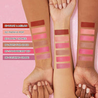 Just herbs Halo Glow Drop Blush Mango Butter + Rice Starch, Weightless Creamy Liquid Blush 10 ml (Gushing Grape)