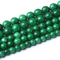 45pcs 8mm Natural Green Cloud Jades Beads Round Loose Gemstone Crystal Energy Healing Power Stone Beads for Jewelry Making DIY Bracelet (8mm, Green Cloud Jades)