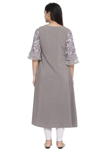 ALC Creation Women's  Crepe Regular Kurta