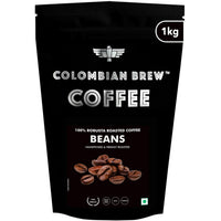 Colombian Brew 100% Robusta Roasted Coffee Beans 1kg