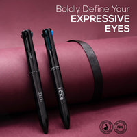 RENEE Bold 4-4-In-1 Kajal Pencil - Four Shades Black, Brown, Teal & Blue - Matte Finish, Rich Color Payoff, One-Stroke Application, Travel Friendly & Easy To Use
