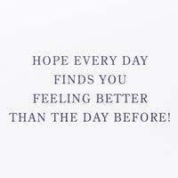 American Greetings Get Well Soon Card (Every Day) Every Day