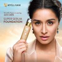 MyGlamm Super Matte Serumfoundation -301N Biscuit, 33 Gm | Liquid Foundation With Hyaluronic Acid | 8 Hr+ Long Lasting & Hydrating Foundation With Spf 30|All Skin Type, Full Coverage.