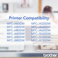 Brother Printer LC203M High Yield Ink Cartridge, Magenta