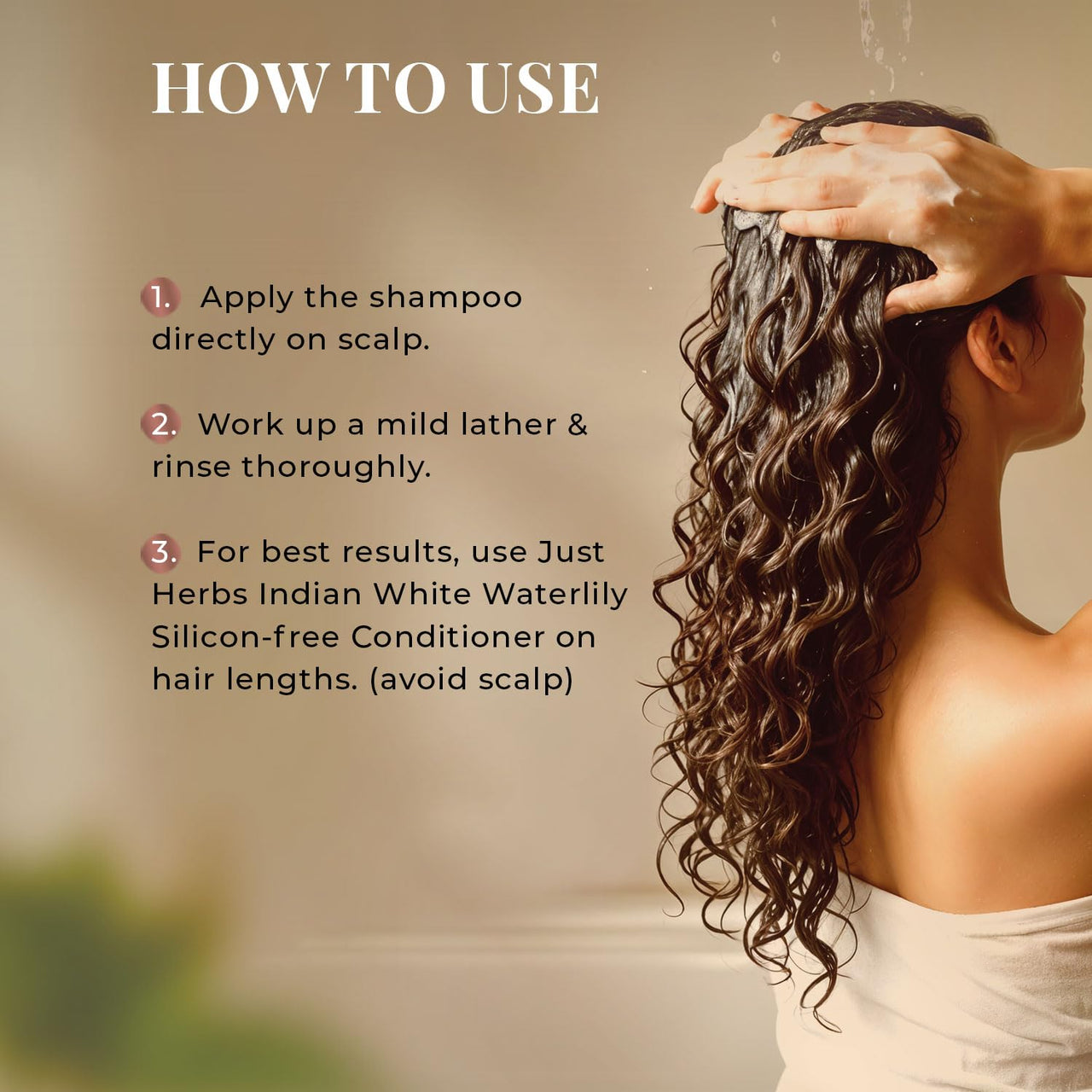 Just Herbs Ayurvedic Anti-Dandruff Shampoo For Strong & Bouncy Hair For Men & Women- Sls & Paraben Free- 200 ml