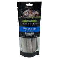 Elk Antler Chews for Dogs | Naturally Shed USA Collected Elk Antlers | All Natural A-Grade Premium Elk Antler Dog Chews | Product of USA, 3-Pack Small Split 3 Count (Pack of 1)