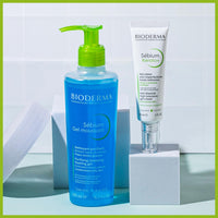 Bioderma Sebium H2O Purifying Micellar Cleansing Water and Makeup Removing Solution with Zinc Gluconate & Copper Sulphate For Combination to Oily Skin 250 ml