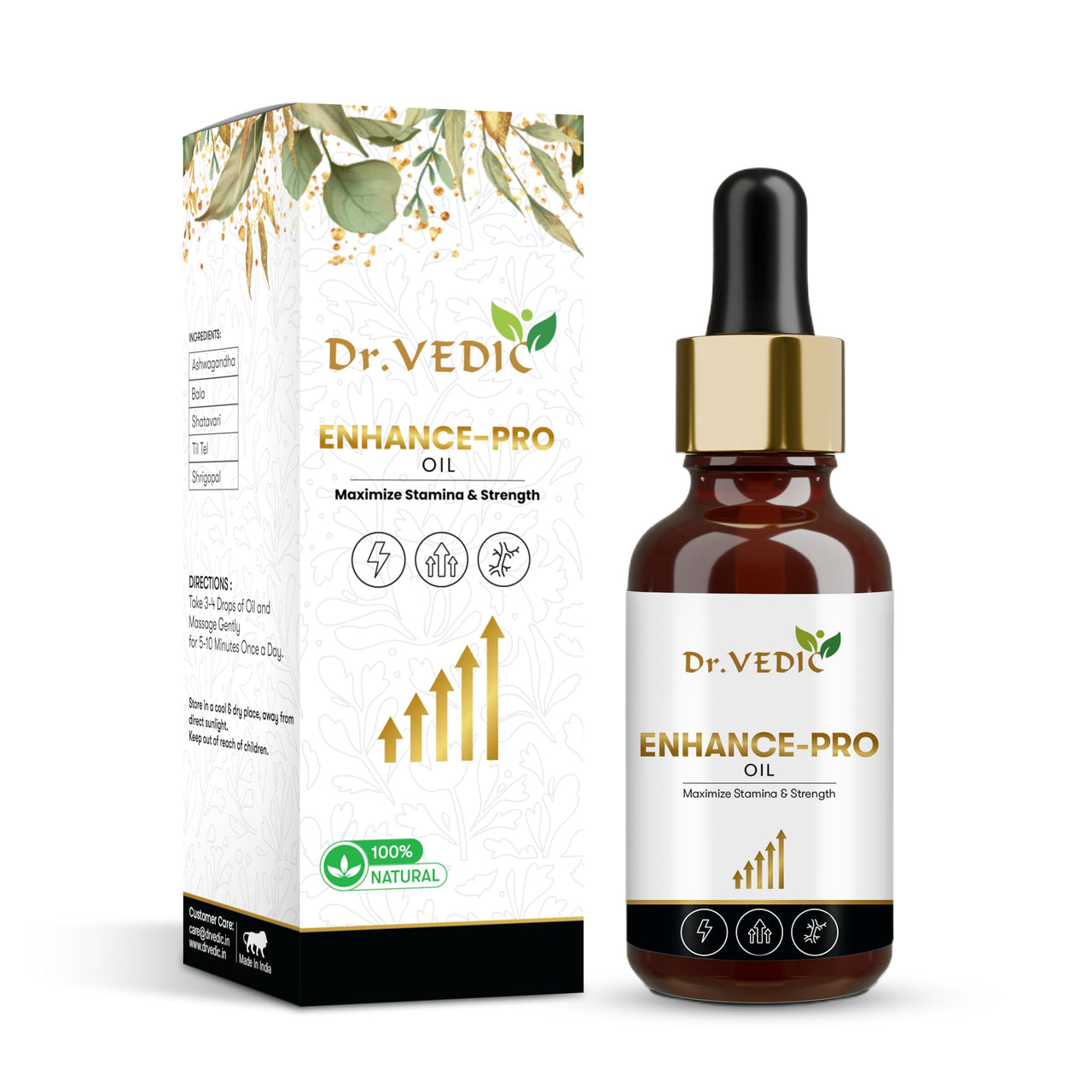 Dr Vedic 100% Pure & Natural E-Pro Oil, 30ml (E Pro Oil)