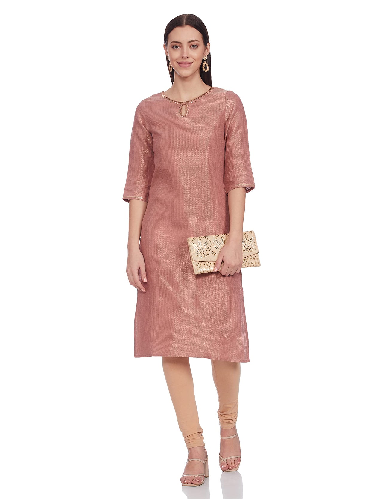 W for Woman Women's  Cotton Regular Kurta