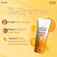 Lacto Calamine Vitamin C Face Wash | Pack of 1 x 100ml | Aloe Vera & Niacinamide Face Wash for Glowing Skin | Facewash that Exfoliates Skin & Reduces Pigmentation | No Parabens, No Sulphates
