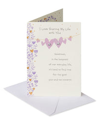 American Greetings Romantic Birthday Card (You-And-Me Moments)