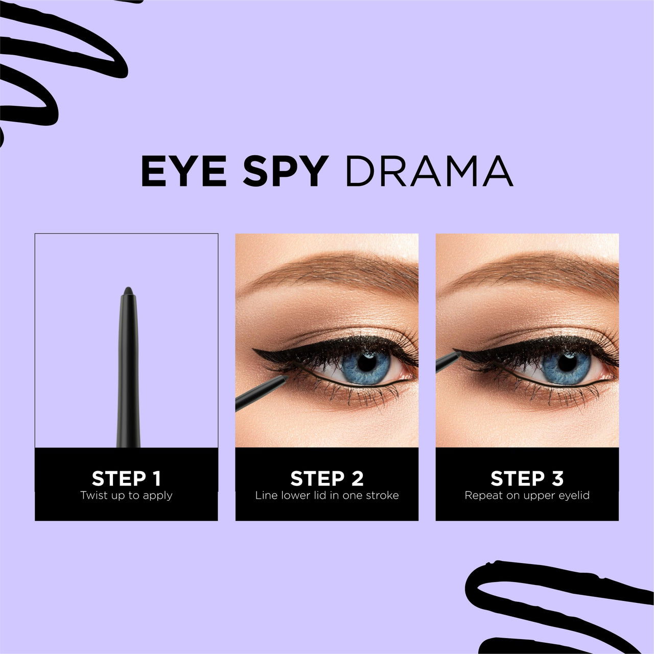 Zm Zayn & Myza Blink It Kajal -24 Hour, Smudge Proof, Waterproof, Jet Black, 0.7 g (Pack Of 2) Matte Finish