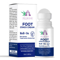 PELIRONE Urea Foot Cream Roll-On 50ml – 20% Urea with 2% Lactic Acid, Olive Oil & Vitamin E for Deep Moisturizing and Repair of Dry, Cracked Heels and Feet