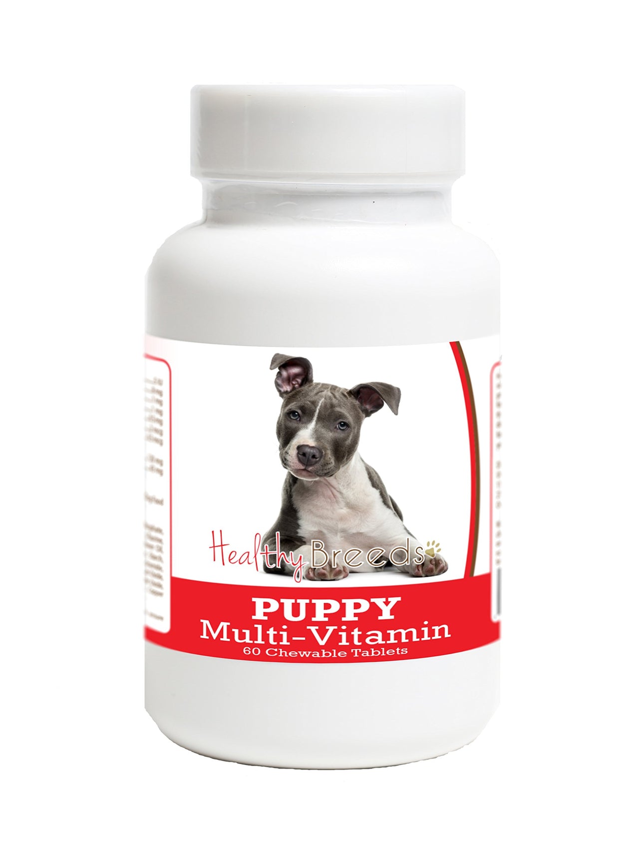 Healthy Breeds American Staffordshire Terrier Puppy Dog Multivitamin Tablet 60 Count