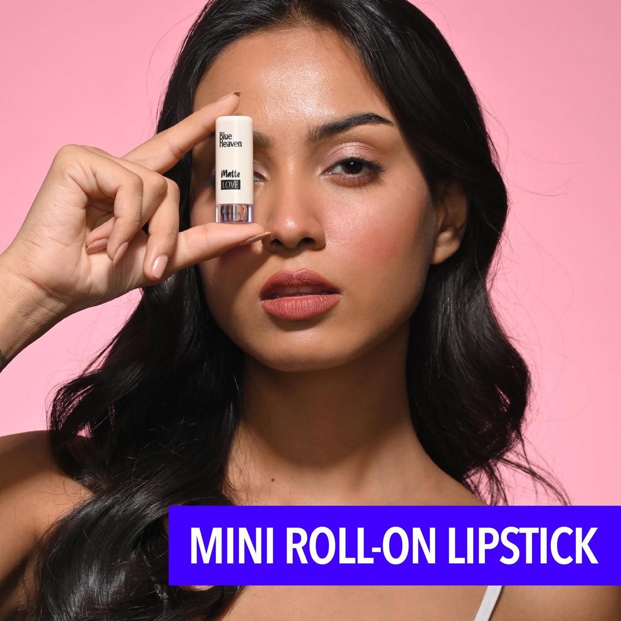 Blue Heaven Matte Love Mini Lipsticks pack of 10 | Long Lasting, Hydrating & Moisturizing Mini Roll on Lipsticks for Women | Soft-Matte Finish | 13g