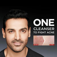 Garnier Men, Anti-Pimple Face Wash, Repairs Skin & Balances Oils, AcnoFight, 100 g (Pack of 2)