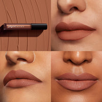 Pilgrim Liquid Matte Lipstick - Mocha Muse | Lipstick for Women with Hyaluronic Acid & Spanish Squalane | Transferproof, Long Lasting & Non Drying with Hydrating Ingredients 3gms