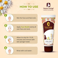 Passion Indulge Skin Brightening Skincare Combo| Pearl Light Cleanser 100ml & Pearl Light Face Mudd 100gm For Dark spots