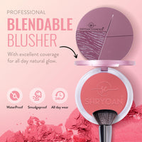 Shryoan Get Me Cheeky Blusher| Light Weight & Pocket Friendly with Highly Pigmented and Matte Finish, Easily Blendable Blusher (10g) (Shade 06)