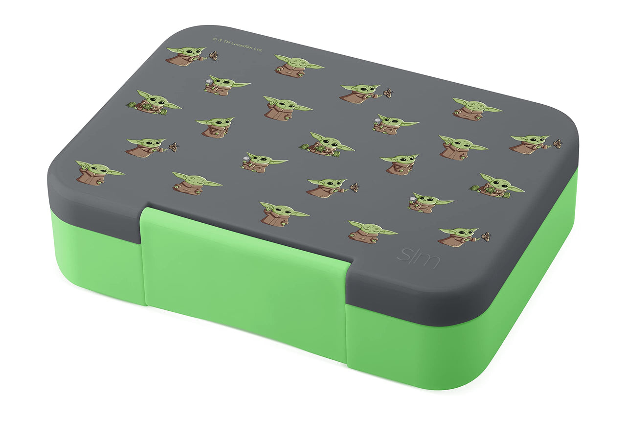 Simple Modern Star Wars Bento Lunch Box for Kids | BPA Free, Leakproof, Dishwasher Safe | Lunch Container for Boys, Toddlers | Porter Collection | 5 Compartments | Grogu Force Strong Star Wars: Grogu Force Strong 30oz Bento Box