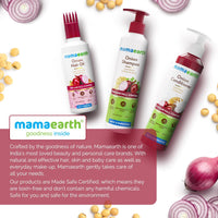 Mamaearth Anti Hair Fall Spa Range Hair Care Set: Onion Shampoo 250 ml + Onion Conditioner 250 ml + Onion Hair Oil 150 ml