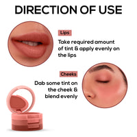 RENEE Glam Stack 3-In-1 Lip & Cheek Tint - Nude 4.5gm - 3 Shades in 1, Rich Creamy Natural Seamless Finish, Smooth & Blendable Formula- Travel Friendly, Quick & Easy to Use