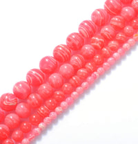Natural Stone Beads 8mm Watermelon Gemstone Round Loose Beads Crystal Energy Stone Healing Power for Jewelry Making DIY,1 Strand 15