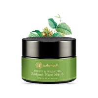 Ashpveda Fruits & Walnuts Radiant Face Scrub for Deep Exfoliation | Helpful for Dead Skin, Smooth and Clear Complexation, Tan Removal, Skin Hydration & Exfoliation (30gm)