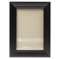 Lawrence Frames 535446 Black 4x6 Classic Detailed Picture Frame