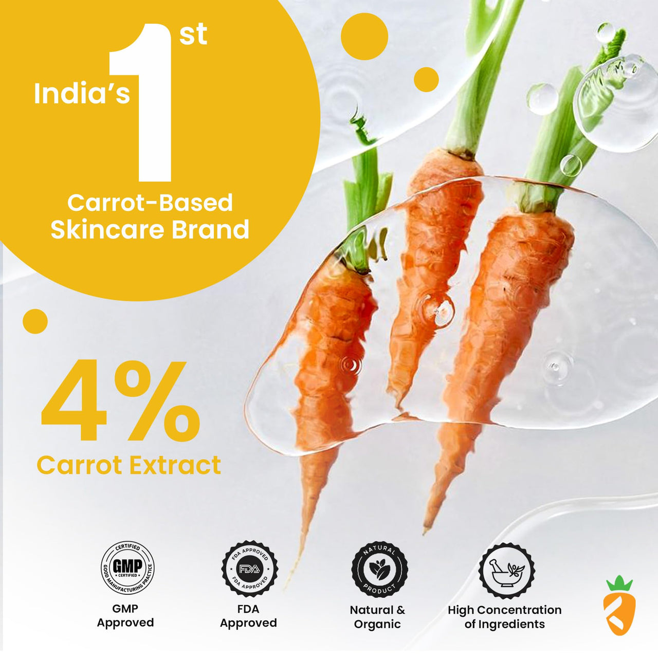 Karrot Natural Skincare Ubtan Face Pack, Enhances Glow and Brightness, Increases Softness and Removes Tan, Made with Kastoori Haldi, Sandalwood, Rosewater, For Women and Men, All Skin Types, 100gms