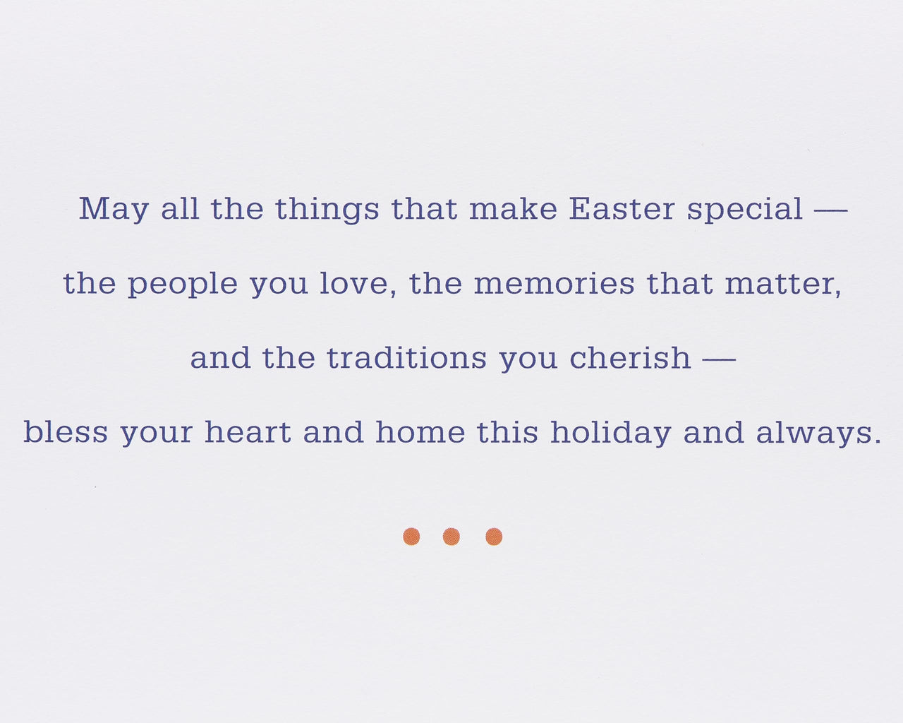 American Greetings Religious Easter Card (Bless Your Heart) Bless Your Heart and Home