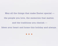 American Greetings Religious Easter Card (Bless Your Heart) Bless Your Heart and Home
