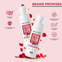 Orgatre Hydra Glow Face Toner for Women | Rose Water Spray with Niacinamide, Cucumber & Hyaluronic Acid | Face Toner for Pores Tightening, Acne-Prone Skin & Glowing Complexion | 100ml