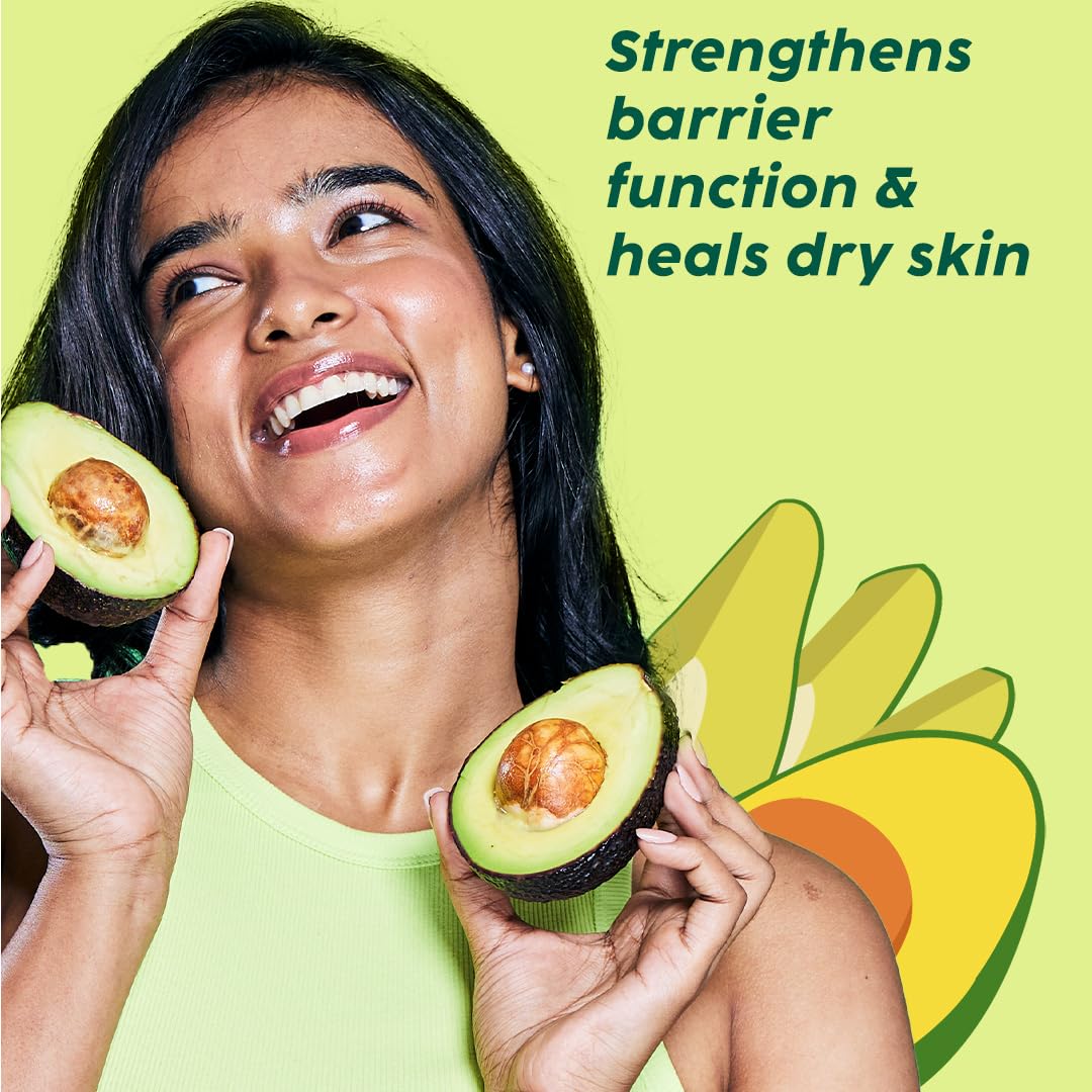 PLIX - THE PLANT FIX Plix-The Plant Fix Avocado Ceramide Moisture Rush Fatty Cream With Spf 20 | Deep Moisturization | Barrier Repair Cream | For Dry Skin, Normal Skin & Sensitive Skin | 50G