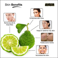 Indus Valley 100% Pure Natural & Organic, Undiluted Bergamot Essential Oil & Glass Dropper for Skin, Hair Care -15ml