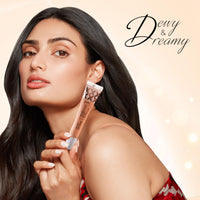 Just Herbs Serum ACNE-PRONE Skin Type Foundation for Face Makeup with SPF30+ Dewy Finish Full Coverage Foundation20 ml (Natural) & Tinted Lip Balm 4 g (Cherry) Combo
