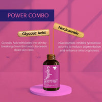 Yapidra Triple-Acid Peeling Serum with 25% AHA, 2% BHA & 5% PHA for deep exfoliation, smoother, radiant skin | Lightweight, fast-absorbing formula |30ml