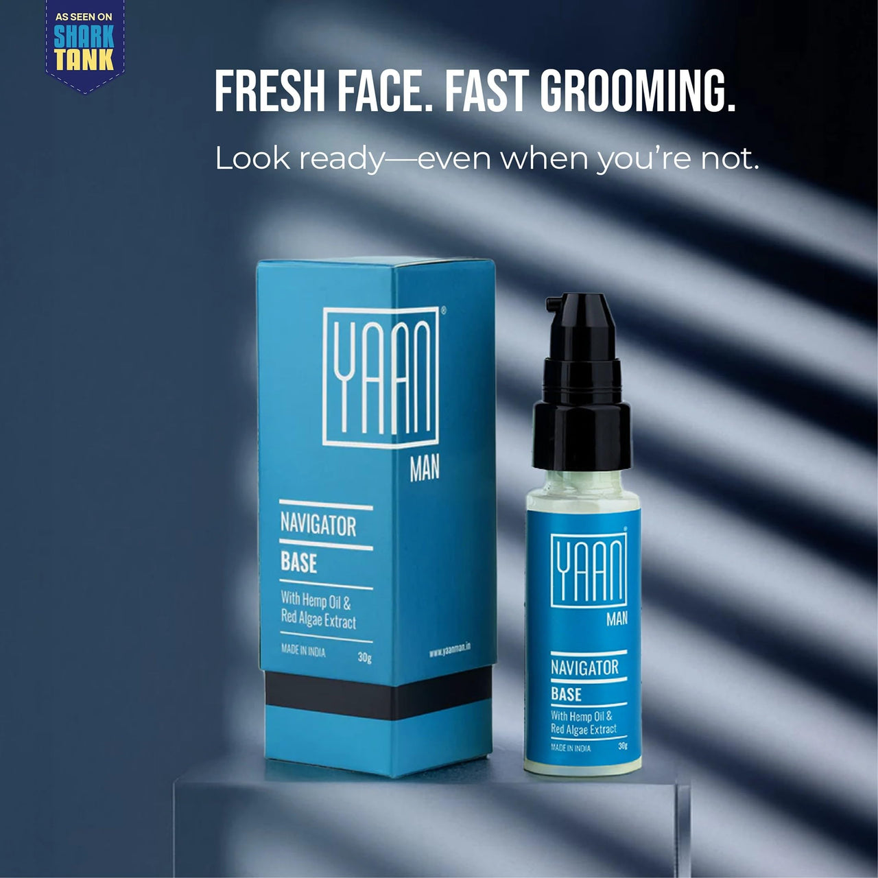Yaan Man Base, 30gm | Long lasting, Smooth, Light-Weight Primer For Men| Natural Finish | For All Skin Types
