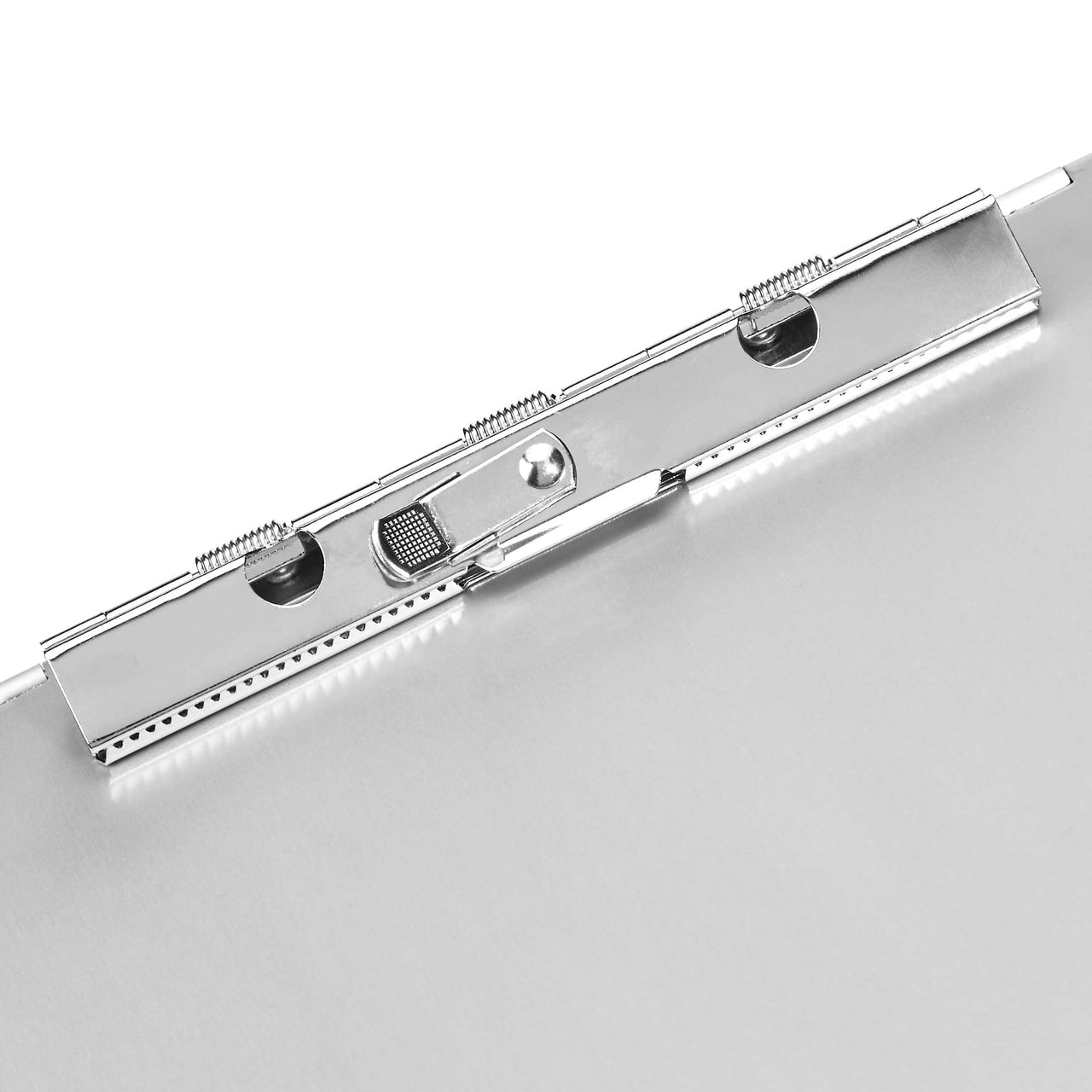 Basics Aluminum Storage Clipboard, Two-Tier, Standard Clip, 14" x 9", Silver