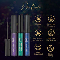 Parul Garg Beauty Hi-Shimmer Liquid Eyeliner – Smudge-Proof, Water-Resistant & Quick-Drying | Long-Wear, Precision Tip & Glitter Finish for Intense Shine | Emerald Green | 5ml
